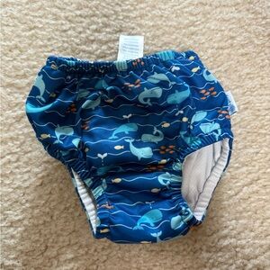 i play. Ocean Whale Print Diaper Cover